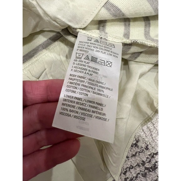 LOGO by Lori Goldstein  Stripped Yellow Blouse - Picture 11 of 11